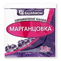 Марганцовка (перманганат калия 40%) 10 г (100) Башинком