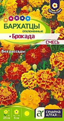 Бархатцы Брокада смесь Семена Алтая