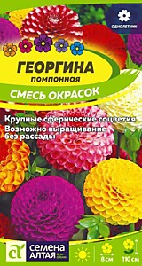 Георгина Помпонная смесь Семена Алтая