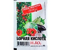 БОРНАЯ КИСЛОТА пакет 10 г